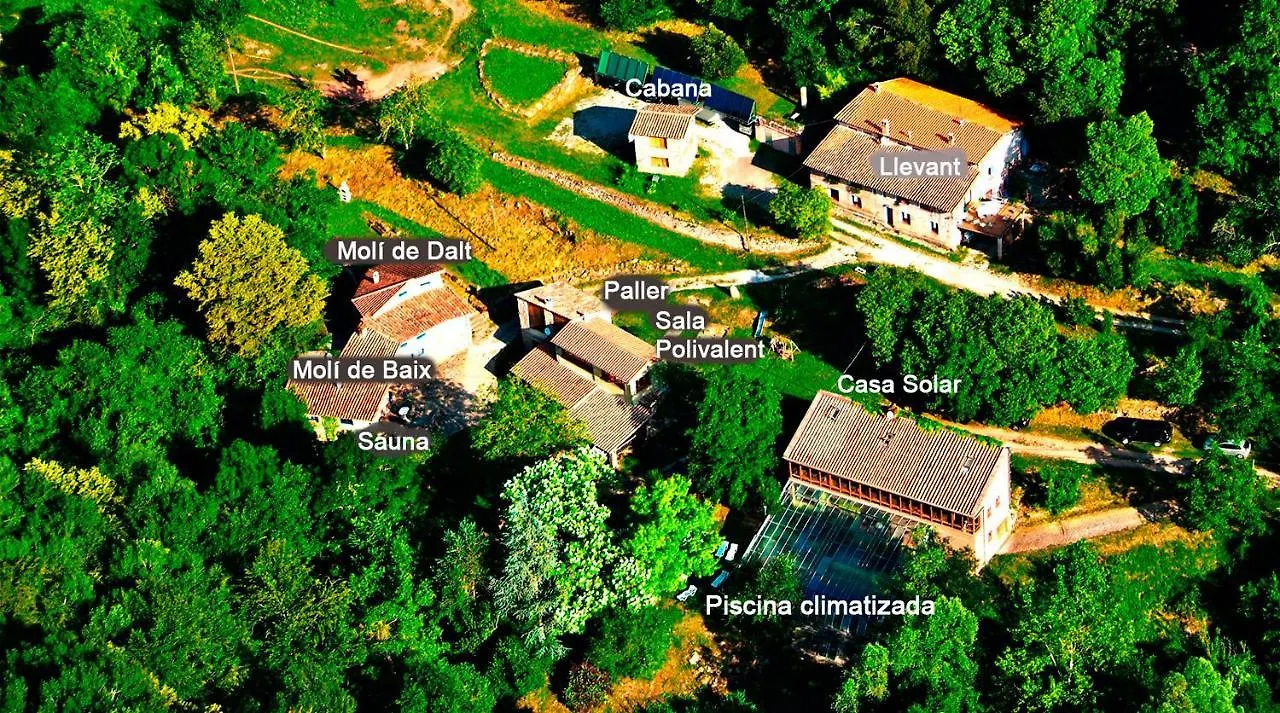 Villa EL Molí de Baix Riudaura España